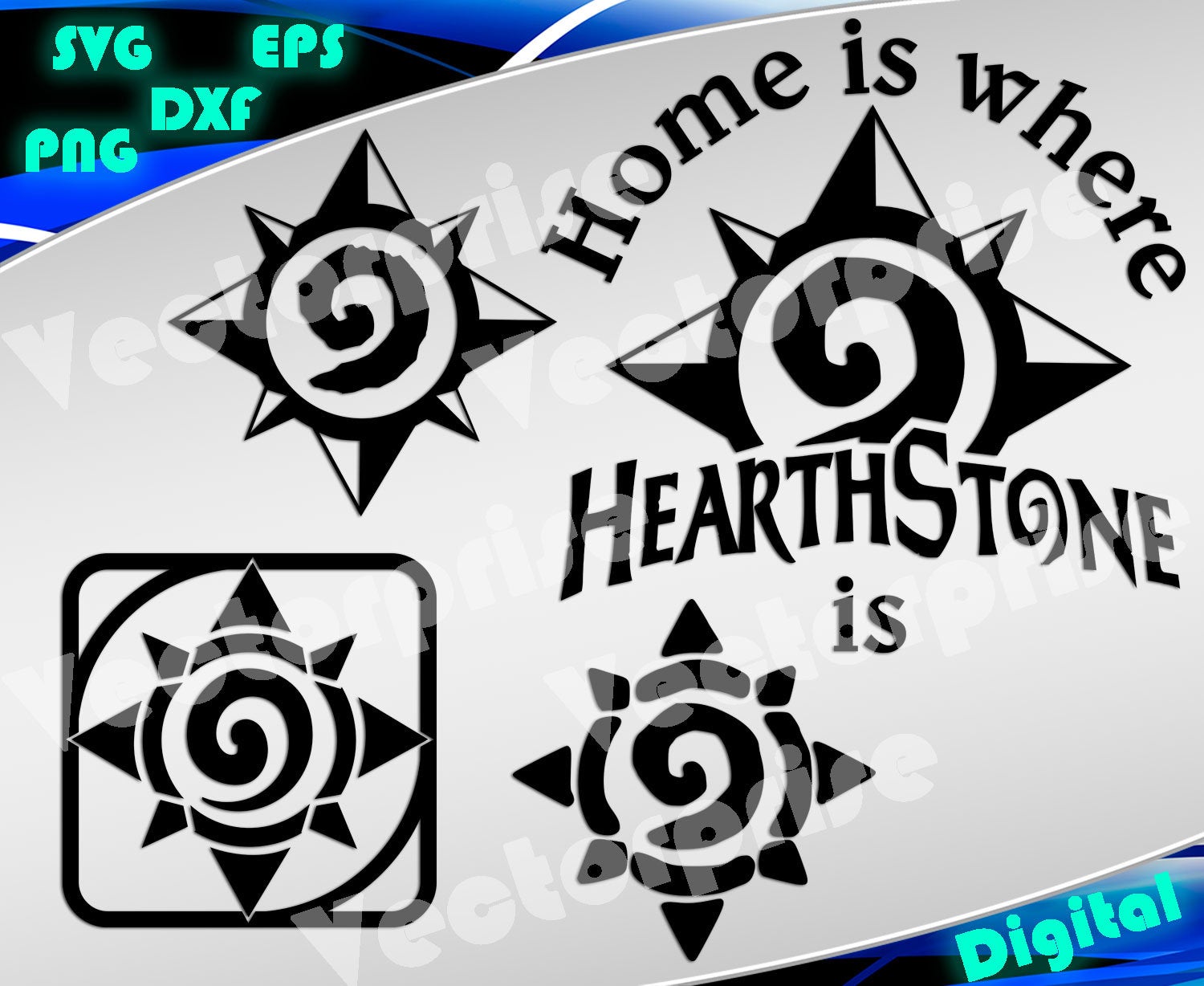 1500x1228 Hearthstone Home Is Where Hearthstone Is Silhouette Etsy