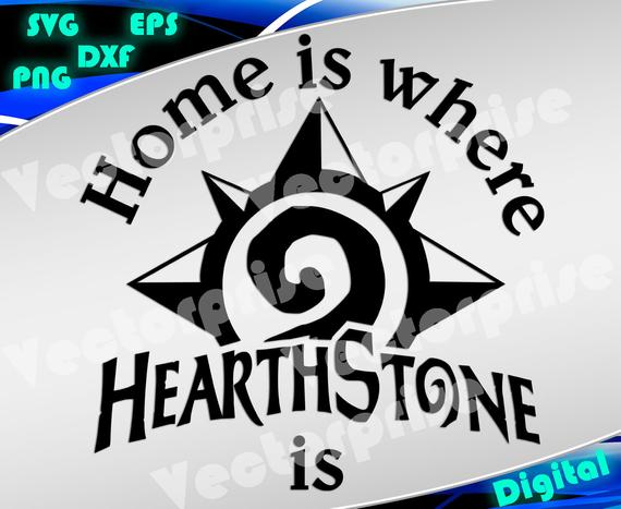 570x467 Hearthstone Home Is Where Hearthstone Is Silhouette