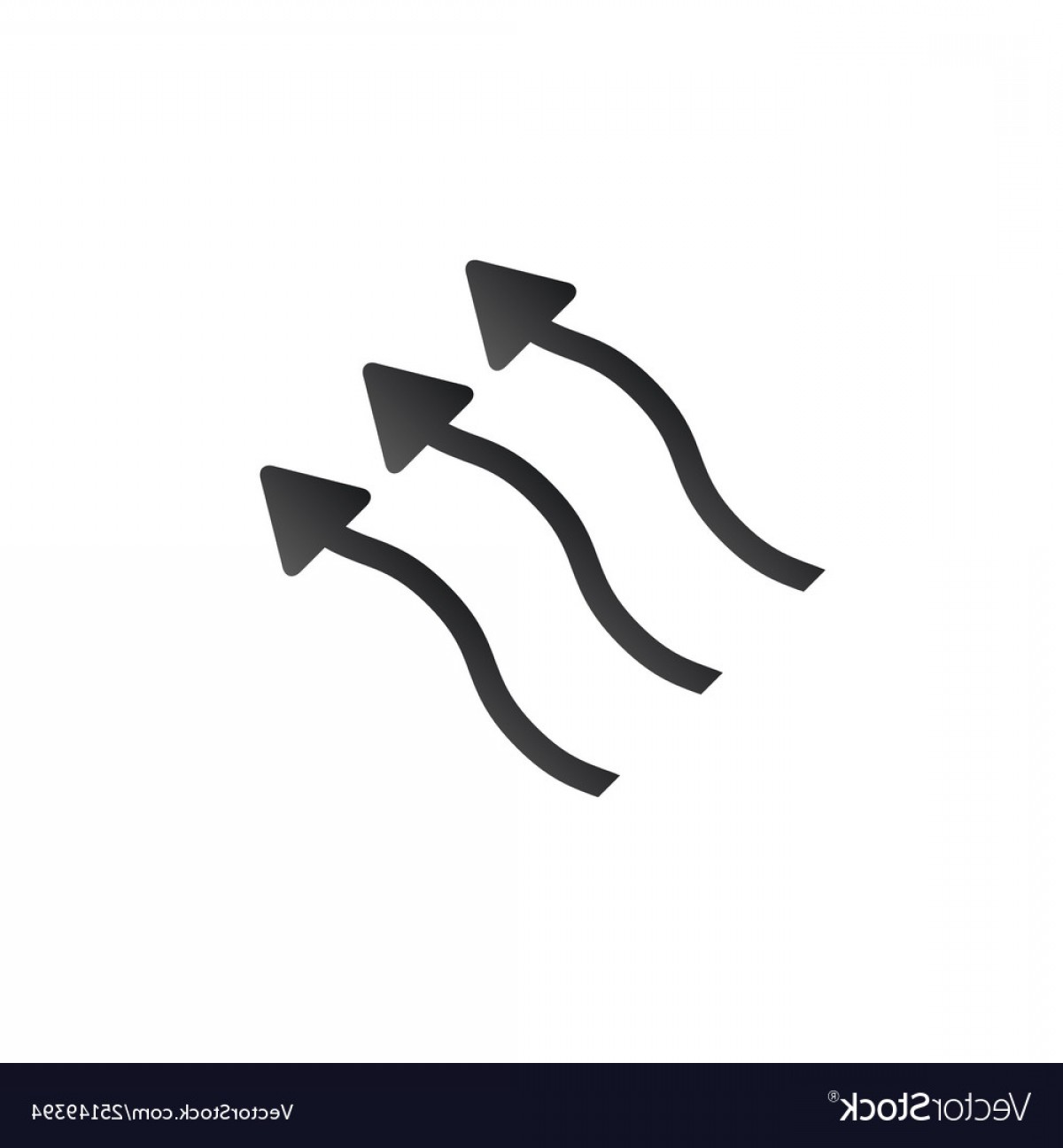 1200x1296 Wavy Up Arrows Upward Curvy Arrows Heat Arrows Vector Handandbeak