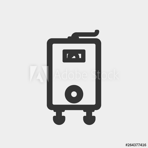500x500 Water Heater Vector Icon