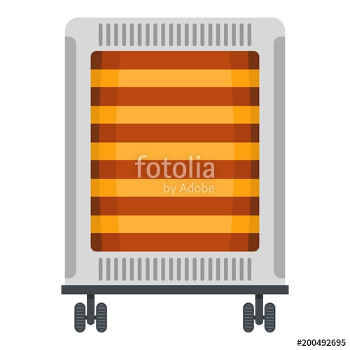 500x500 Comfort Heater Icon Flat Illustration Of Comfort Heater Vector