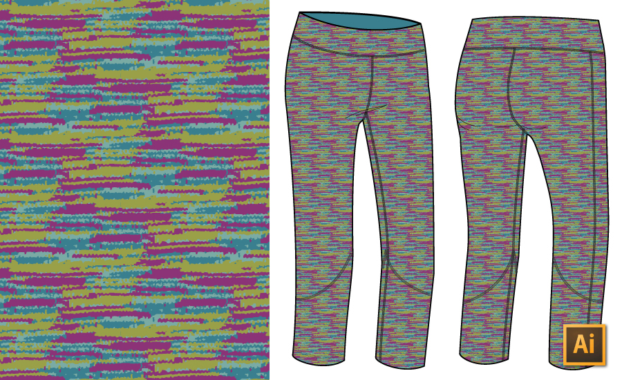 900x550 How To Create Space Dye Fabric Texture Patterns In Illustrator