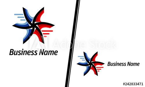 500x300 Logo Design For Heating And Cooling, Hvac Logo Design, Heating