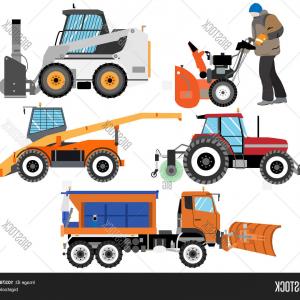 300x300 Stock Vector Heavy Equipment For Cleaning The Roads From Snow Snow