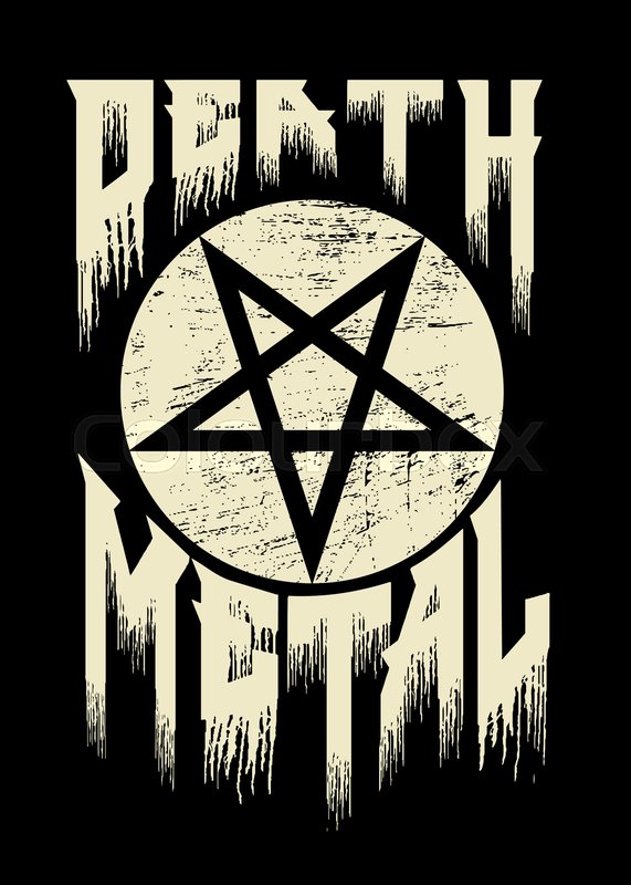 571x800 Death,black,heavy Metal Pentagram Stock Vector Colourbox