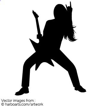 335x355 Download Heavy Metal Rock Silhouette