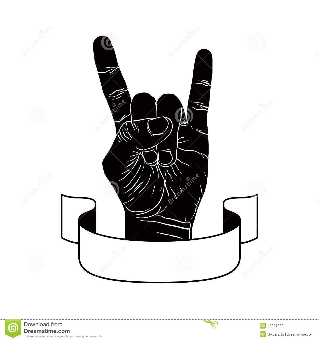 1300x1390 Rock On Hand Sign, Rock N Roll, Hard Rock, Heavy Metal, Music, D
