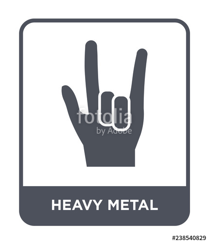 430x500 Heavy Metal Icon Vector Stock Image And Royalty Free Vector