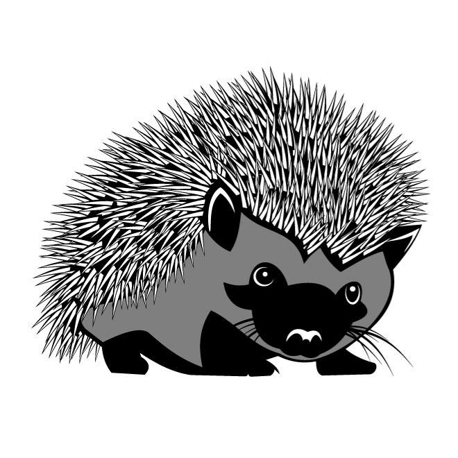 Hedgehog Vector Graphics 660x660 Hedgehog Vector Graphics