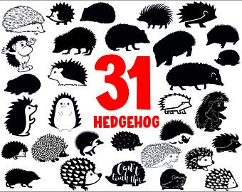 Hedgehog Vector Etsy 340x270 Hedgehog Vector Etsy
