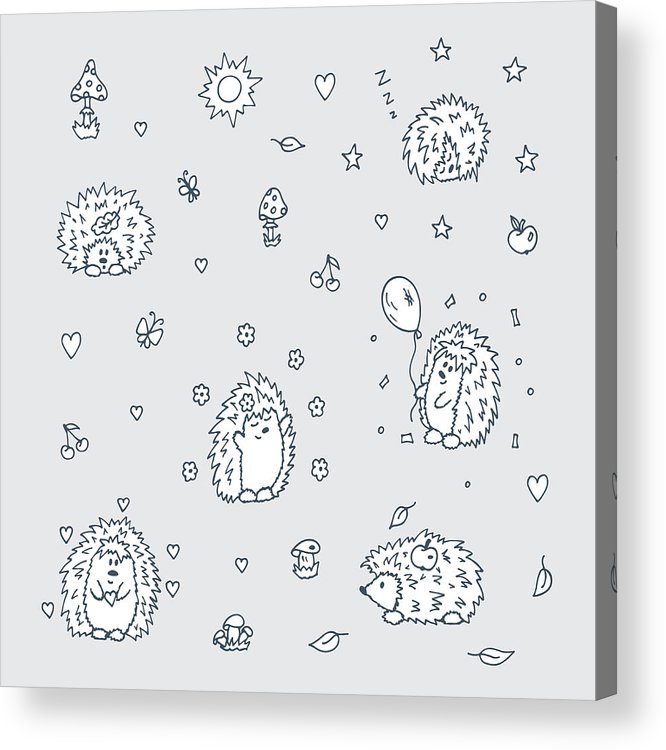 Hedgehogs Set Hand Drawn Doodles Cute Hedgehog Vector 666x750 Hedgehogs Set Hand Drawn Doodles Cute Hedgehog Vector