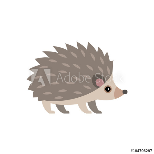 Vector Illustration Of Cute Hedgehog Isolated On Transparent 500x500 Vector Illustration Of Cute Hedgehog Isolated On Transparent