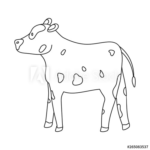 Isolated Object Of Cow And Heifer Symbol Set Of Cow And Milk 500x500 Isolated Object Of Cow And Heifer Symbol Set Of Cow And Milk