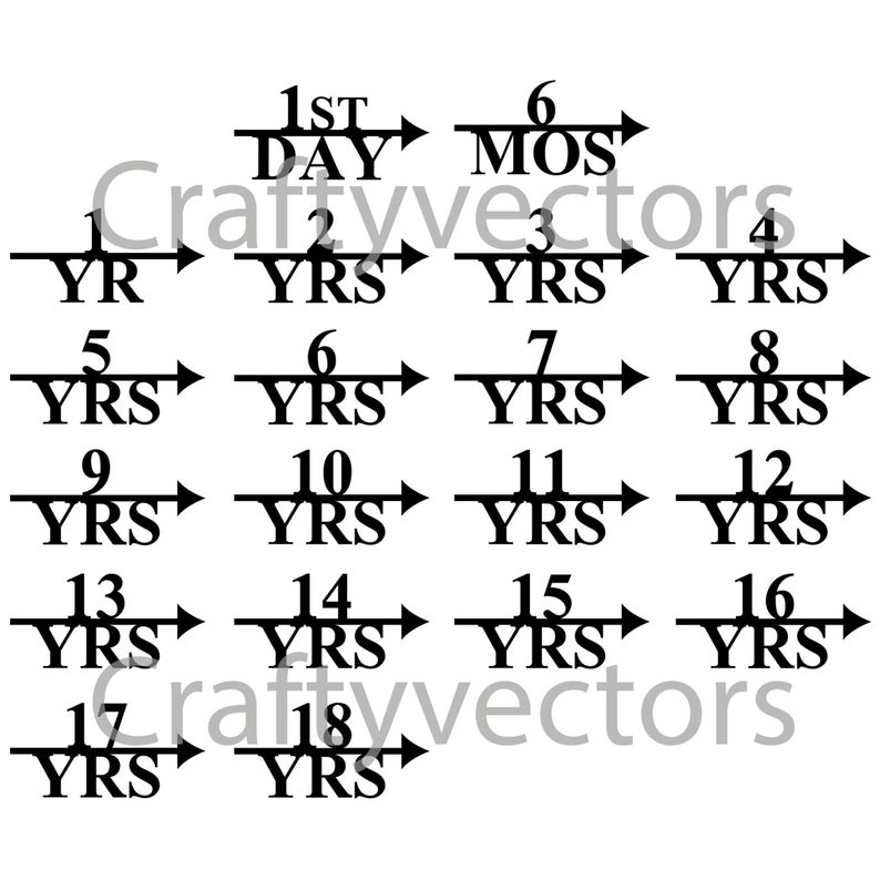 Height Markers Right Facing Vector Etsy 794x794 Height Markers Right Facing Vector Etsy