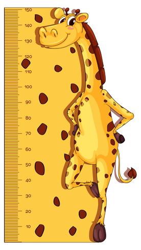 Height Measurement Chart With Giraffe In Background 276x490 Height Measurement Chart With Giraffe In Background