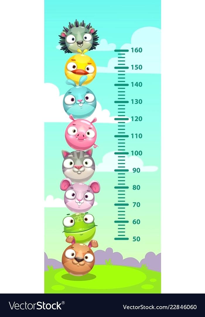 Kids Height Chart Vector Isolated Illustration Of Cartoon 700x1080 Kids Height Chart Vector Isolated Illustration Of Cartoon