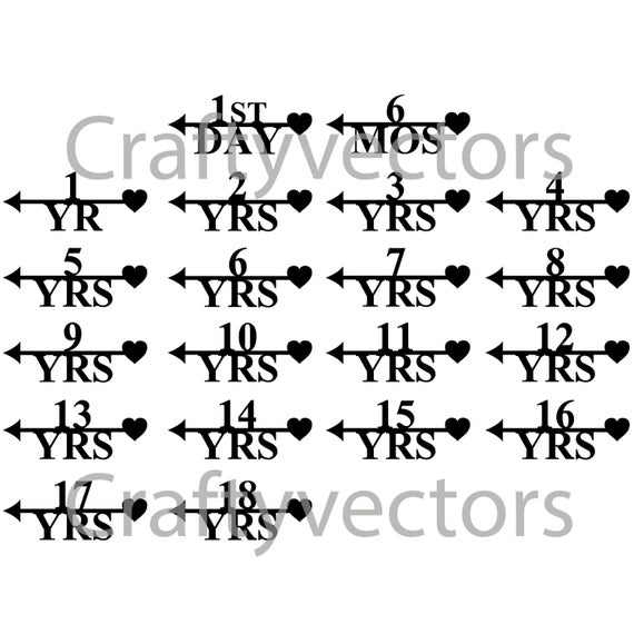 Heart Height Markers Vector Etsy 570x570 Heart Height Markers Vector Etsy