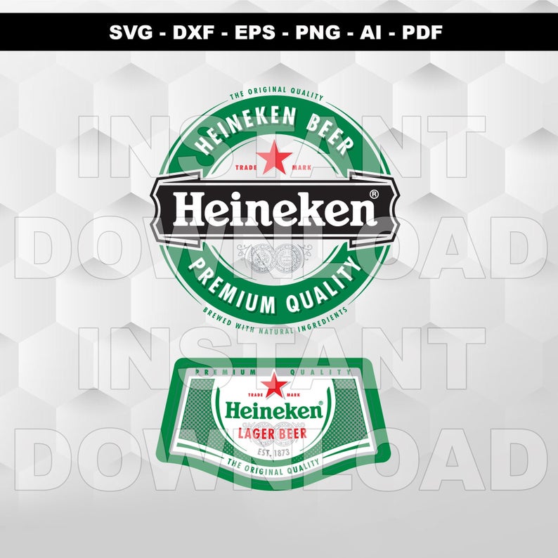 794x794 Heineken Logo Vector Beer Logo Beer Classic Logo Etsy