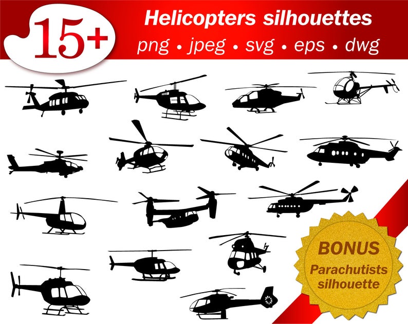 794x631 Helicopter Silhouette Stencil Cameo Cricut Cutting Vector Etsy