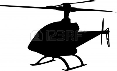 400x244 Helicopter Silhouette