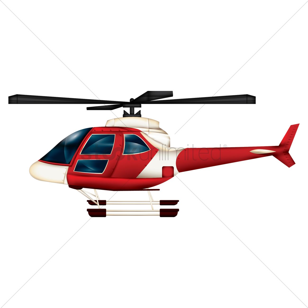 1300x1300 Helicopter Vector Image
