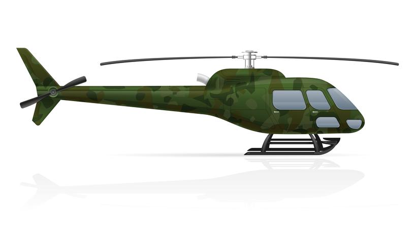 817x490 Military Helicopter Vector Illustration