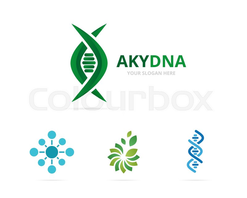 800x640 Vector Of Dna And Genetic Logo Stock Vector Colourbox