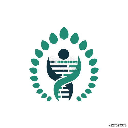 500x500 Dna Double Helix Medical Healthy Laboratory Logo Template Stock