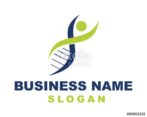 500x400 Double Helix Dna Logo Stock Image And Royalty Free Vector