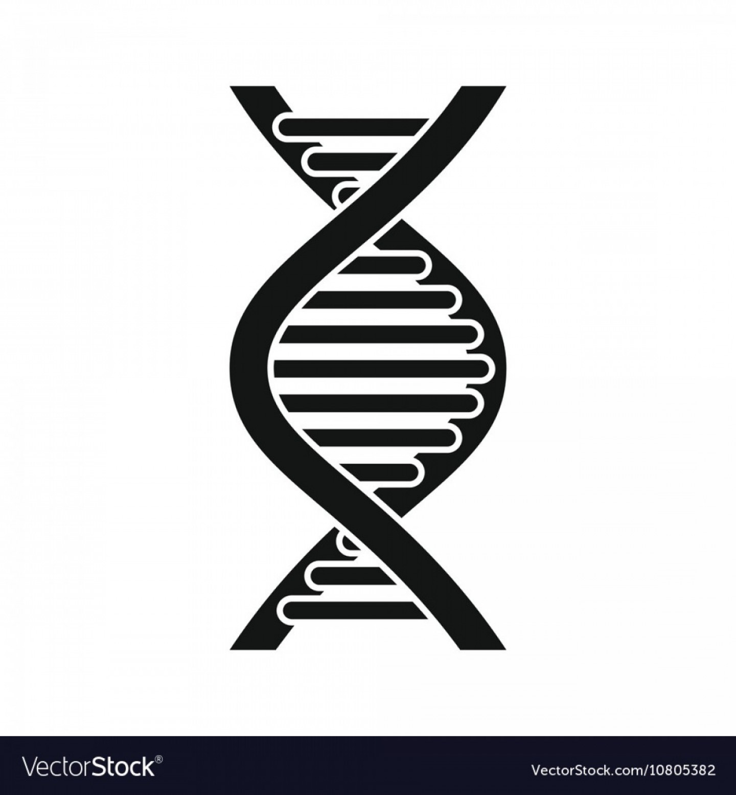 1440x1555 Dna Strand Icon Simple Style Vector Newwaysys