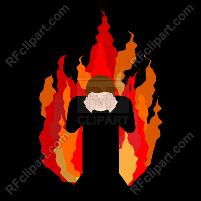 400x400 Sinner In Hell Vector Image Of Conceptual Maryvalery