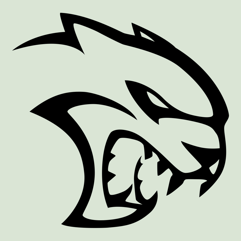 1000x1000 Hellcat Logo Custom Shapevector