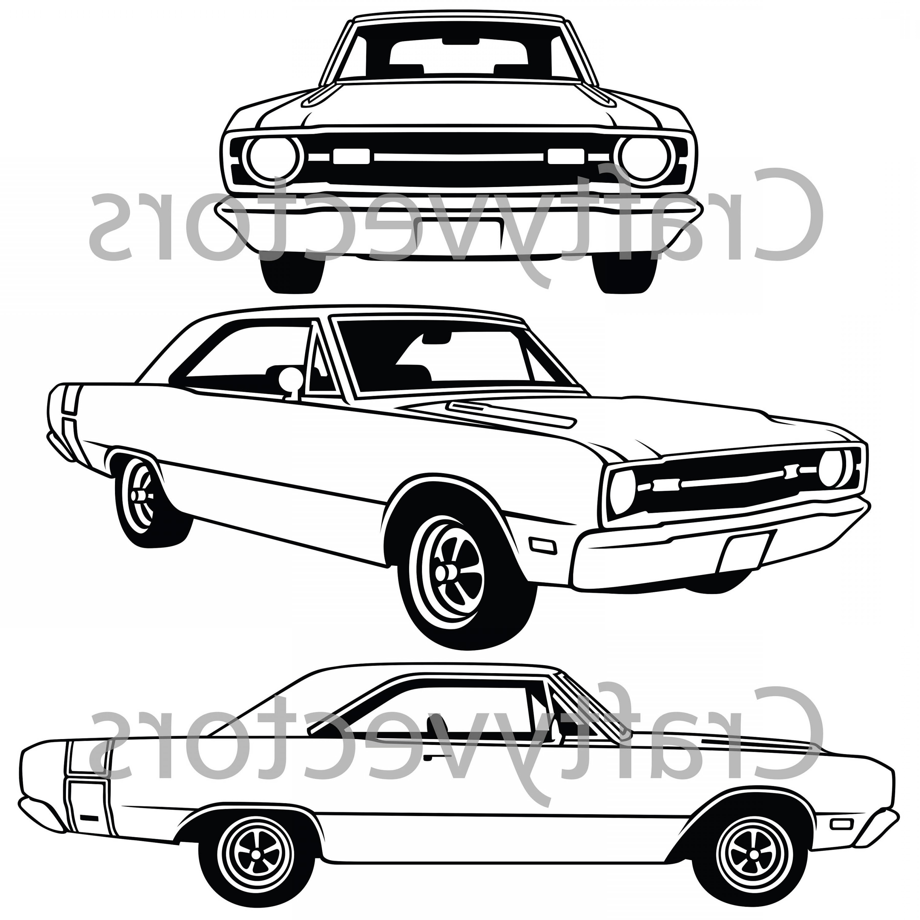 3600x3600 Dodge Charger Vector Graphics Lamaison