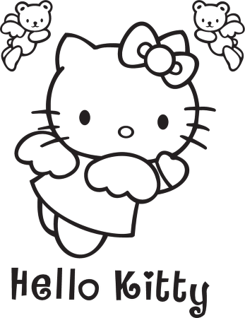 Hello Kitty Logo Vector 347x450 Hello Kitty Logo Vector