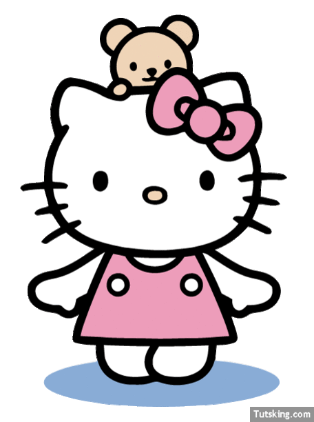 Hello Kitty Clip Art Vector Graphics Image 456x612 Hello Kitty Clip Art Vector Graphics Image
