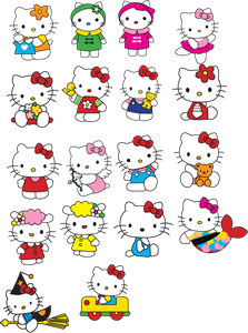 223x300 Hello Kitty Logo Vector