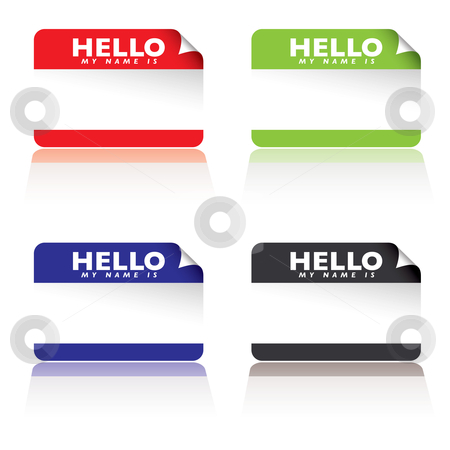 Hello My Name Is Stock Vector 450x450 Hello My Name Is Stock Vector