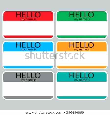 Hello My Name Is Vector at Vectorified.com | Collection of Hello My ...