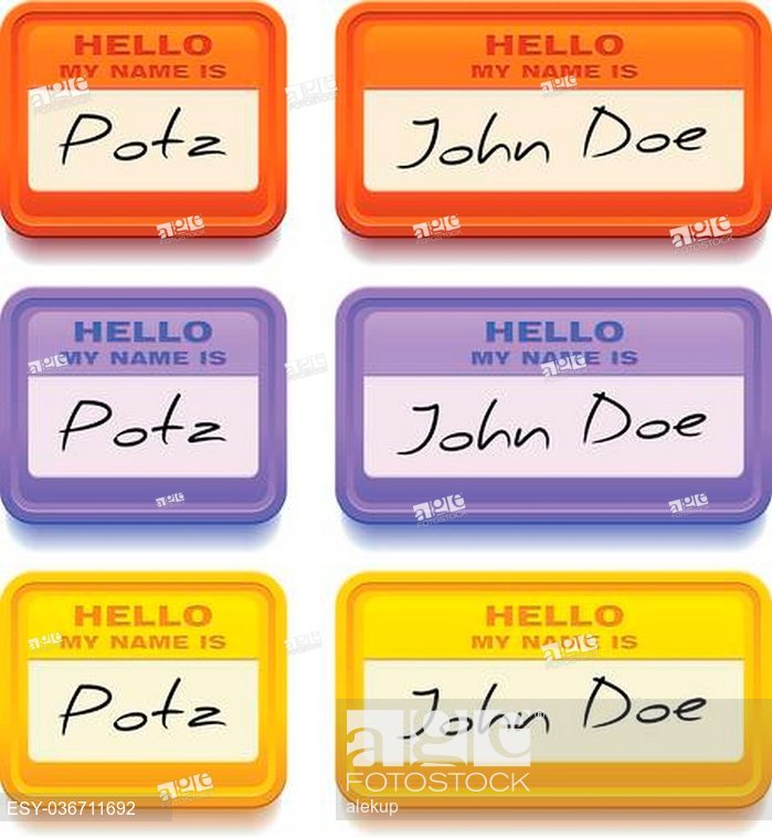 Hello My Name Is Cardsticker, Stock Vector, Vector And Low 699x758 Hello My Name Is Cardsticker, Stock Vector, Vector And Low