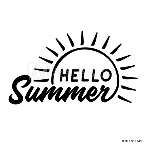 Hello Summer Vector at Vectorified.com | Collection of Hello Summer ...