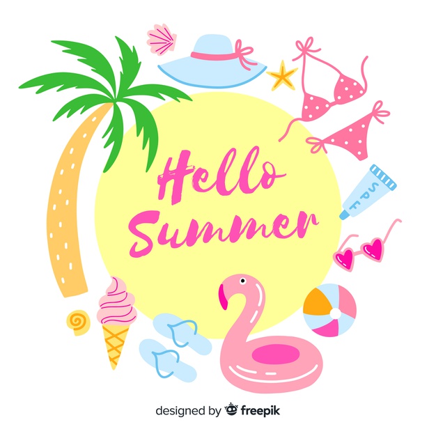 626x626 Hello Summer Vector Free Download