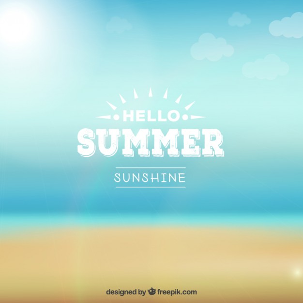 626x626 Hello Summer Background Vector Free Download