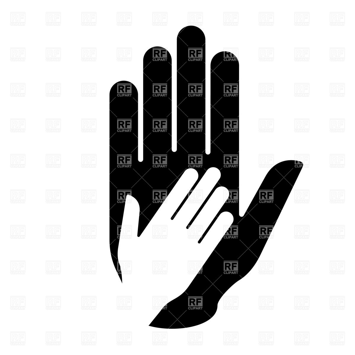 1200x1200 Helping Hand Symbol Vector Image Of People Dvarg