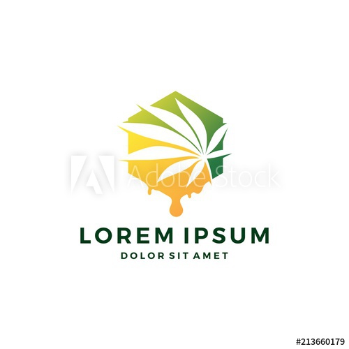500x500 Cannabis Oil Cbd Cannabidiol Hemp Marijuana Leaf Logo Vector