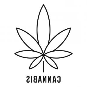300x300 Photostock Vector Cannabis Marijuana Hemp Leaf Flat Icon For Apps