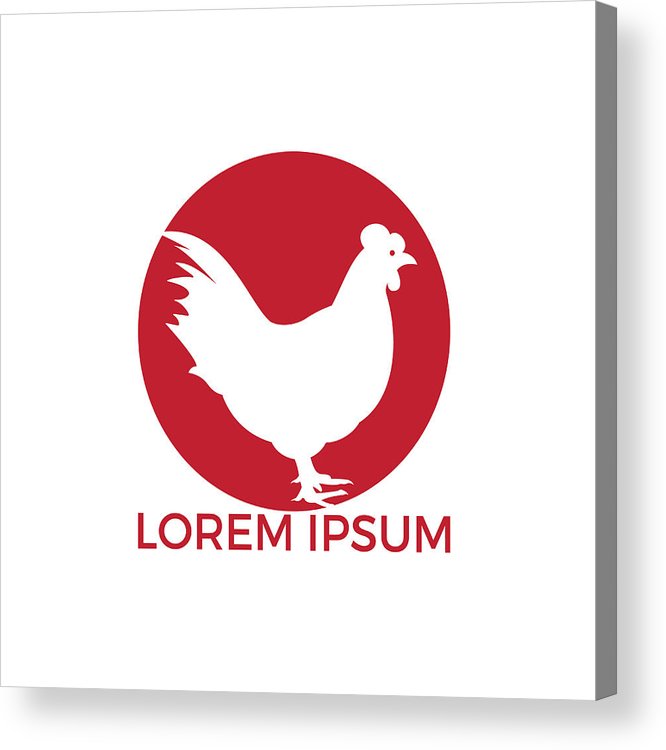 666x750 Hen Vector Design Icon For Groceries, Meat Stores, Butcher Shop