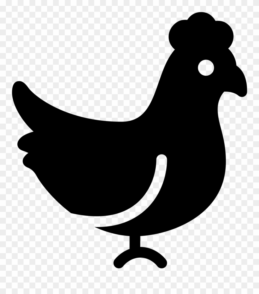 880x999 Hen Vector Head