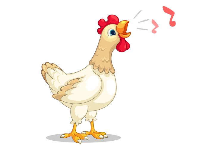 722x490 Cartoon Hen Vector