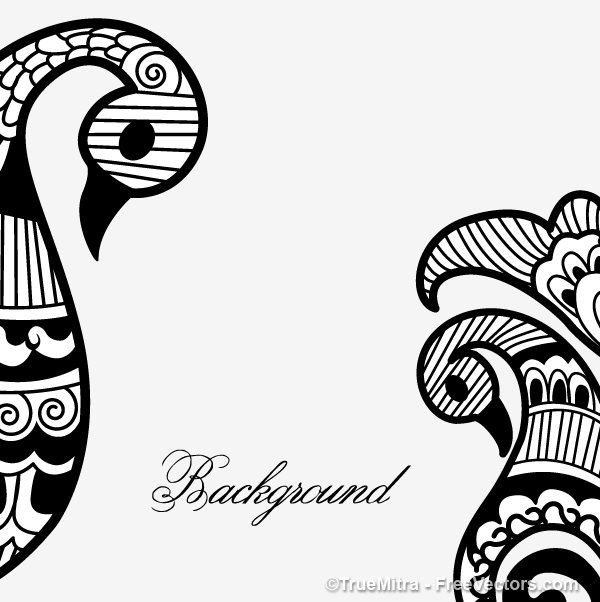 Download Free Henna Mehandi Design Vector Illustration 600x602 Download Free Henna Mehandi Design Vector Illustration