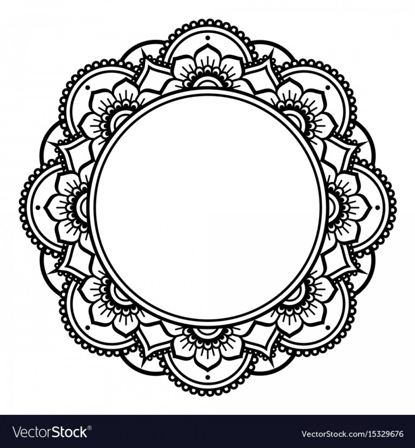 Henna Design Vector at Vectorified.com | Collection of Henna Design ...